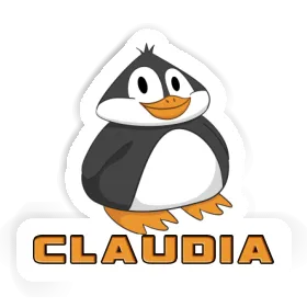 Claudia Sticker Fat Penguin Image