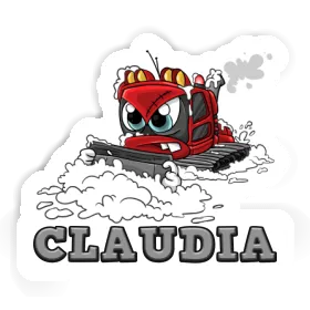 Snow groomer Sticker Claudia Image