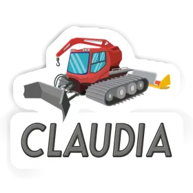 Claudia Sticker Snow Groomer Image