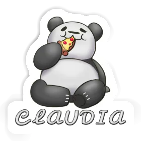 Claudia Sticker Panda Image