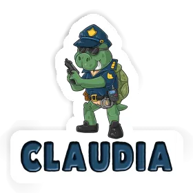 Sticker Claudia Officer Image