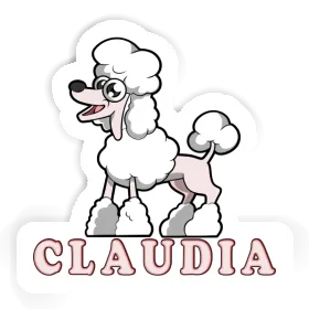 Poodle Sticker Claudia Image