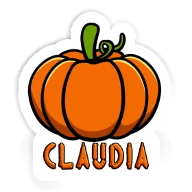 Claudia Sticker Pumpkin Image