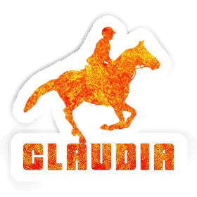 Sticker Horse Rider Claudia Image