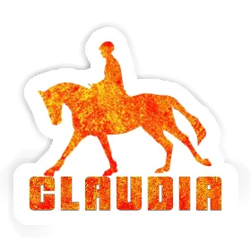 Horse Rider Sticker Claudia Image