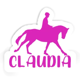 Horse Rider Sticker Claudia Image