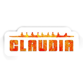 Sticker Claudia Rowboat Image