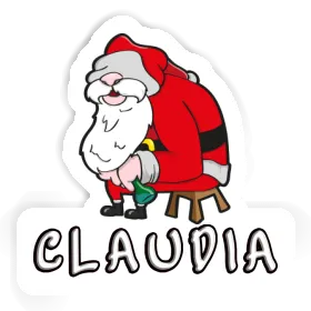 Claudia Sticker Santa Claus Image