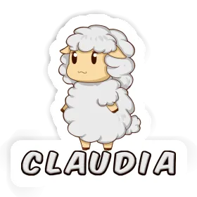 Sticker Sheep Claudia Image