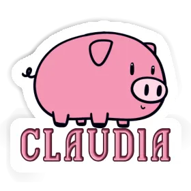 Sticker Claudia Pig Image