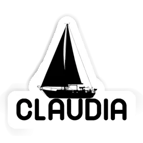 Sailboat Sticker Claudia Image