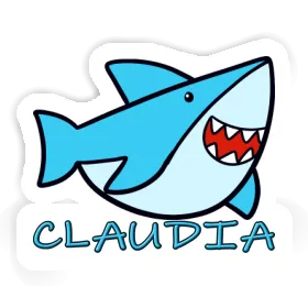 Claudia Sticker Shark Image