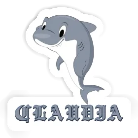 Sticker Claudia Shark Image