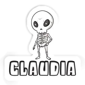 Sticker Claudia Skeleton Image