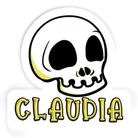 Claudia Sticker Skull Image