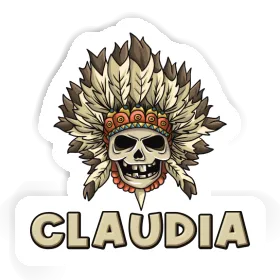 Claudia Sticker Skull Image