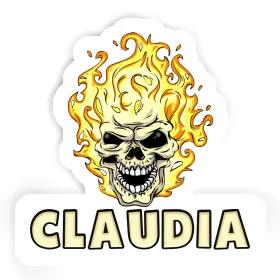 Claudia Sticker Skull Image