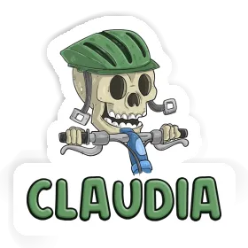 Biker Sticker Claudia Image