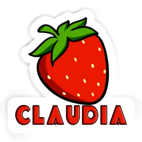 Strawberry Sticker Claudia Image