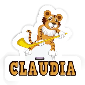 Ice-Hockey Player Sticker Claudia Image