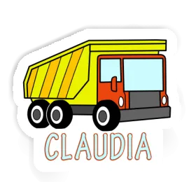 Sticker Claudia Tipper Image