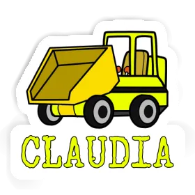 Sticker Claudia Front Tipper Image