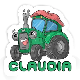 Claudia Sticker Tractor Image