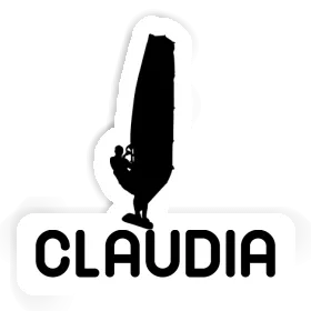 Claudia Sticker Windsurfer Image