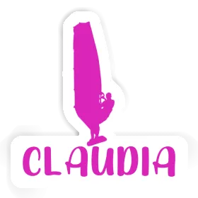 Sticker Claudia Windsurfer Image