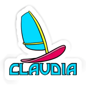 Sticker Windsurf Board Claudia Image