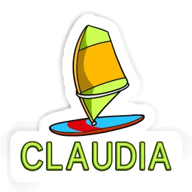 Sticker Windsurf Board Claudia Image