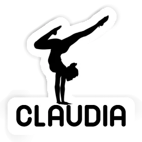 Claudia Sticker Yoga Woman Image