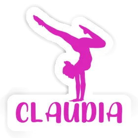 Sticker Claudia Yoga Woman Image