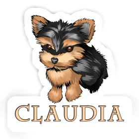 Yorkshire Terrier Sticker Claudia Image