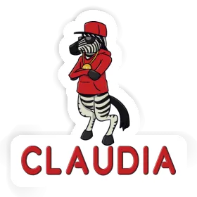 Sticker Zebra Claudia Image