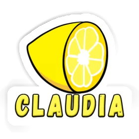 Lemon Sticker Claudia Image