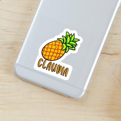 Pineapple Sticker Claudia Notebook Image