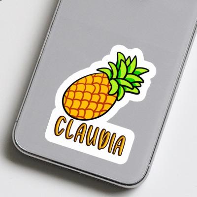 Sticker Claudia Ananas Laptop Image