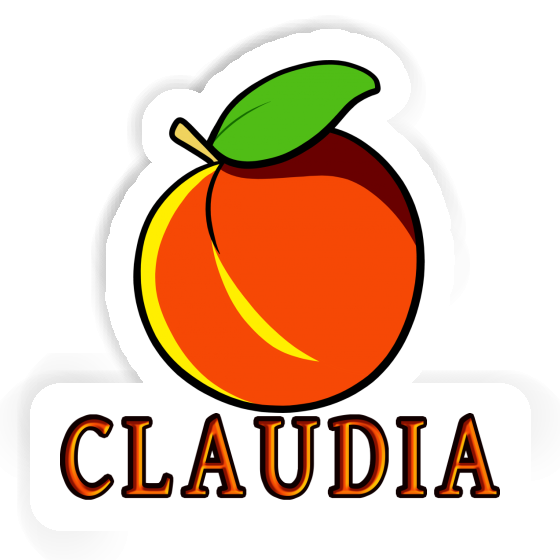 Apricot Sticker Claudia Laptop Image