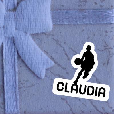 Sticker Basketball Player Claudia Laptop Image