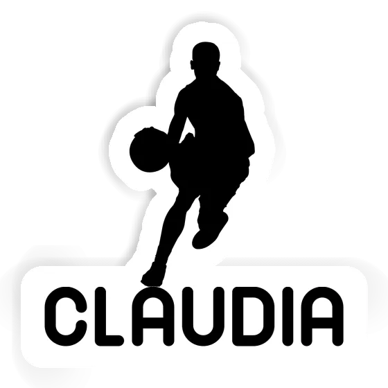 Sticker Basketball Player Claudia Notebook Image