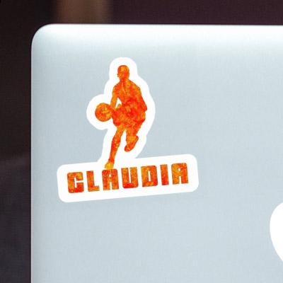 Claudia Aufkleber Basketballspieler Laptop Image