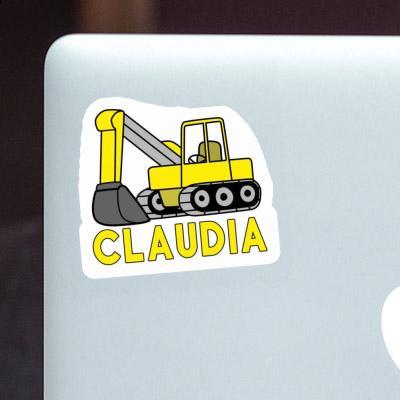 Sticker Excavator Claudia Image