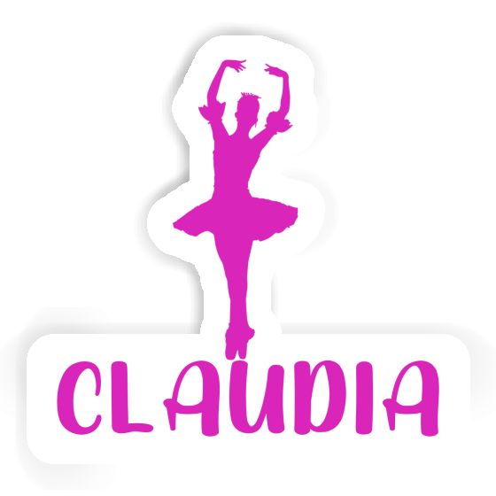 Claudia Sticker Ballerina Laptop Image