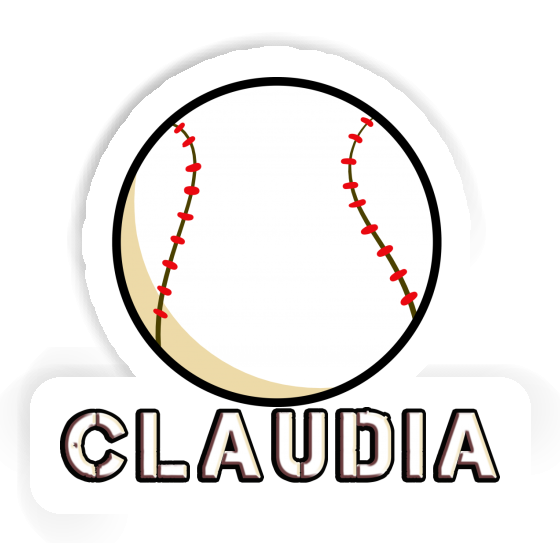 Claudia Aufkleber Baseball Gift package Image