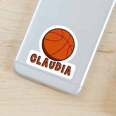 Autocollant Claudia Basket-ball Notebook Image