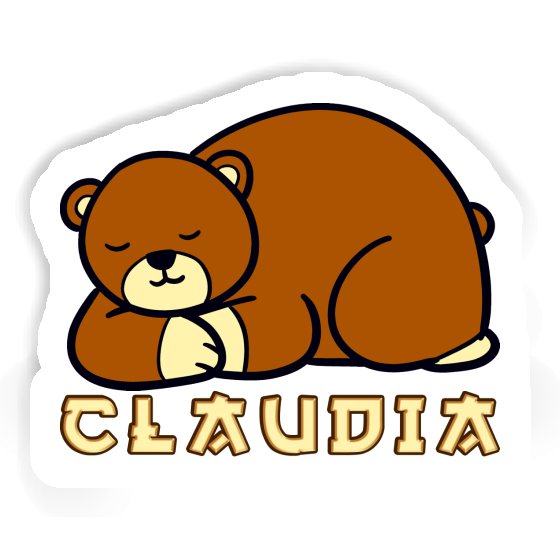 Bear Sticker Claudia Notebook Image