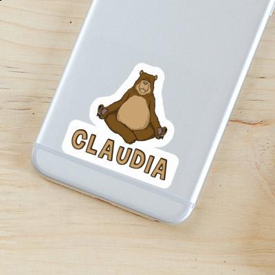 Claudia Sticker Yoga Bear Gift package Image