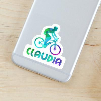 Sticker Biker Claudia Notebook Image