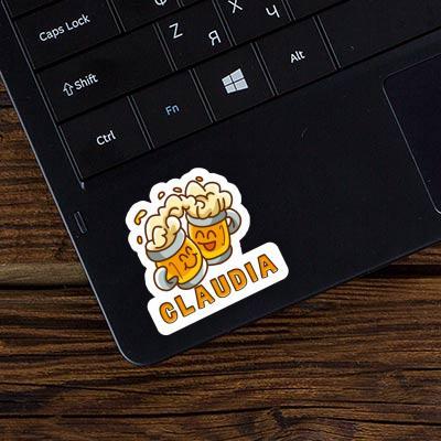 Beer Sticker Claudia Laptop Image